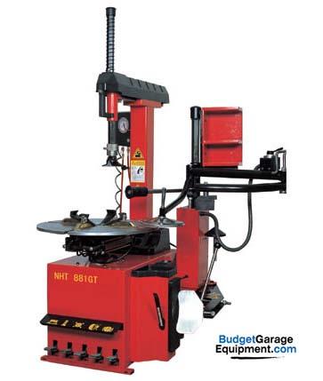 No. 8 NHT881GT Full-Automatic Car Tyre Changer Price: 1300 + VAT External Locking Rim Dimensions: 300mm-510mm (12-20 ) Internal Locking Rim Dimensions: 350mm-580mm (14-23 ) Max Tyre Diameter: 1000 mm