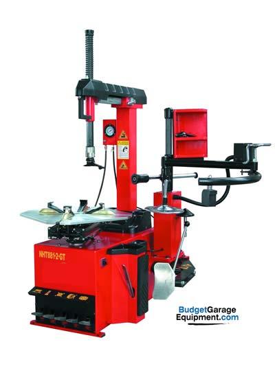 No. 9 NHT881-2-GT Full-Automatic Car Tyre Changer Price: 1750 + VAT External Locking Rim Dimensions: 350mm-610mm (14-24 ) Internal Locking Rim Dimensions: 400mm-710mm (16-28 ) Max Tyre Diameter: