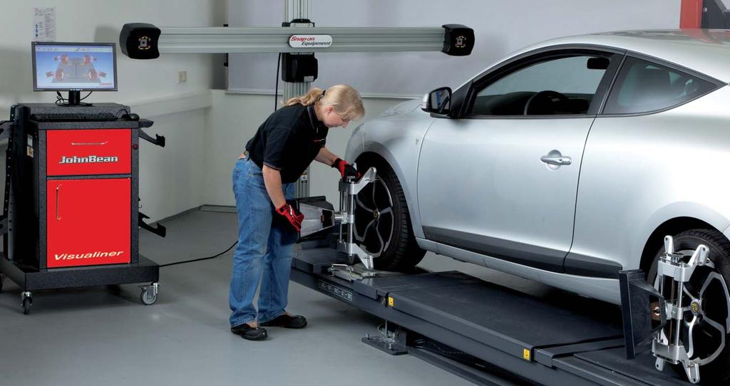 8 User Training Wheel Alignment Advanced Level Changes in suspension (influence of wheel offset, rim width, caster angle and scrub radius), various possibilities of adjustment (toe, camber, caster),