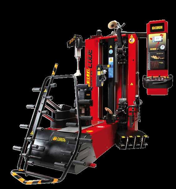 Artiglio MASTERCODE"Leva la leva" CAR TYRE CHANGERS Universal automatic tyre changer The machine has 4 automated work cycles to make procedures increasingly fast, simple and absolutely safe for