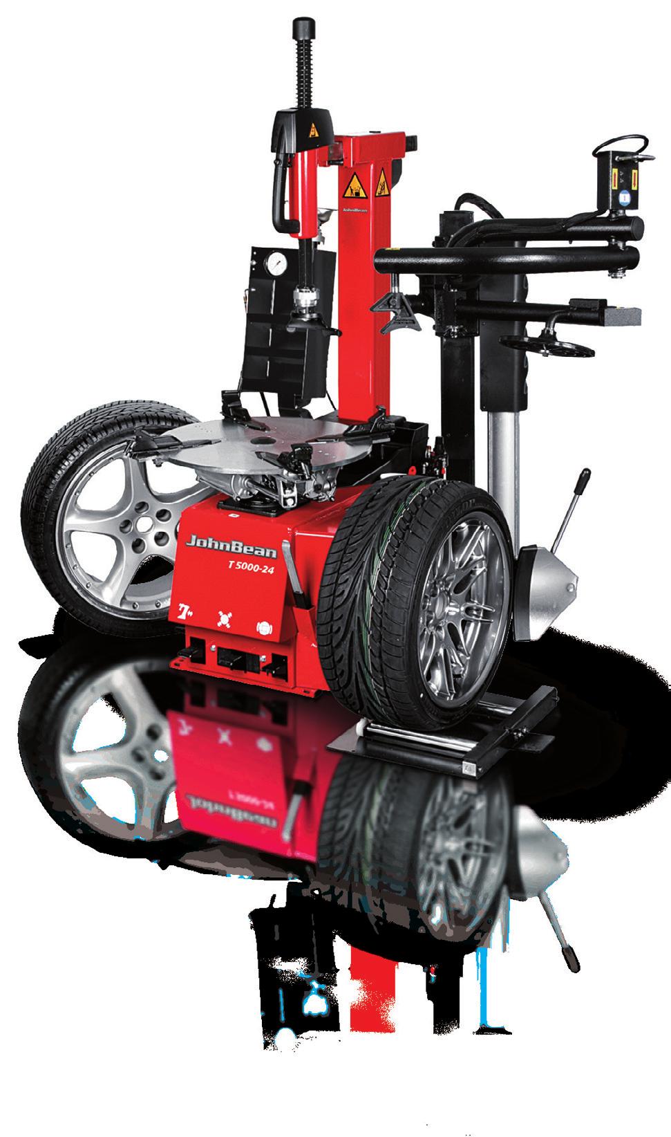 P N E U M A T I C R A N G E T Y R E C H A N G E R S T5000 Pneumatic Tilt Back Post Tyre Changer - EEWH558AE2 The T5000 with the pneumatic mounting tool MH320 PRO, is for gentle and user-friendly