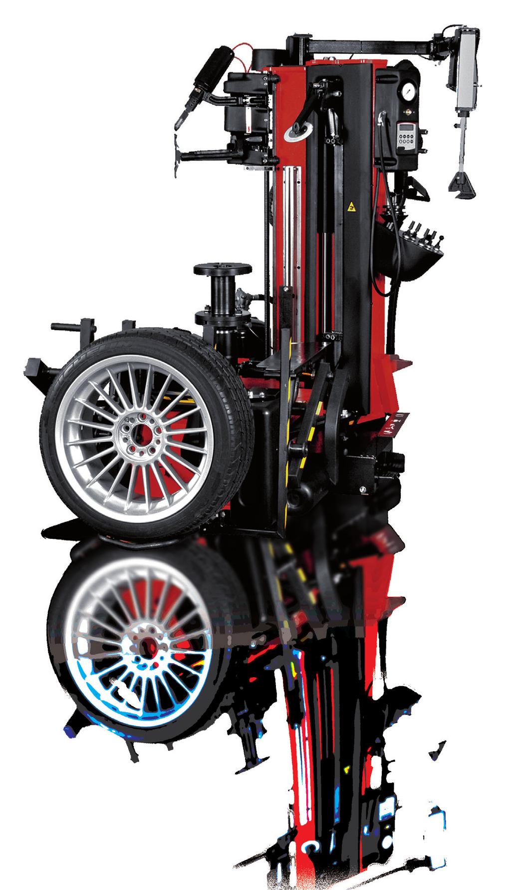 A U T O M AT I C R A N G E T Y R E C H A N G E R S Quadriga 1000-6028650 This automatic tyre changer with its quick procedures, controlled power and accuracy guarantees optimum results because all