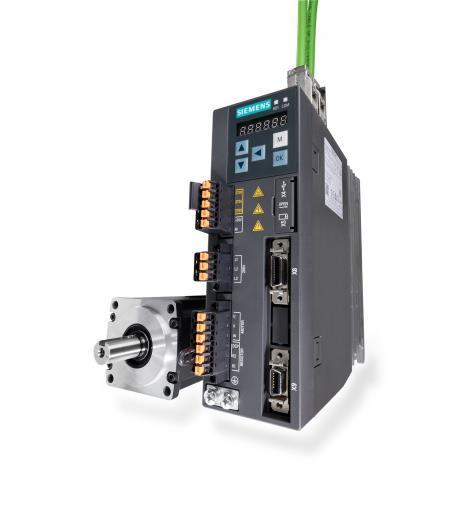 SINAMICS V90 drive system with PROFINET NEW The SINAMICS V90 servo drive system is now available with PROFINET.
