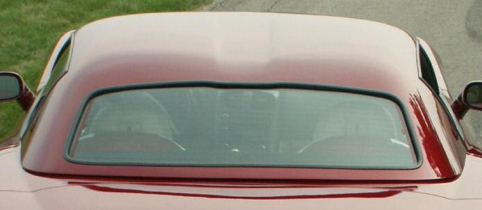 Window Molding 1. Install the rear window trim by removing the tape protective film.