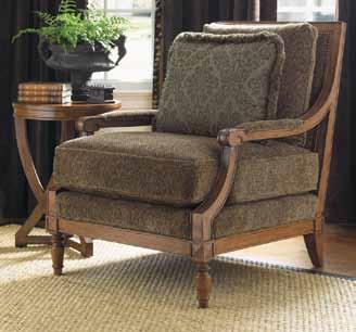 shown right: 1517-11 Franklin Chair 30W x 39.5D x 37.5H in.
