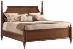 Consists of: -134HB Ashland Headboard 6/6 King -134FBSR Ashland Footboard/Side Rails/ Support 6/6 King Shown on Pages 4, 5, 6 460-135C Ashland Platform Bed 6/0 California King Overall Size: 81.