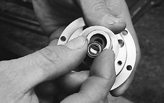 In each case the seals and back up rings can be easily be pushed in place using only your
