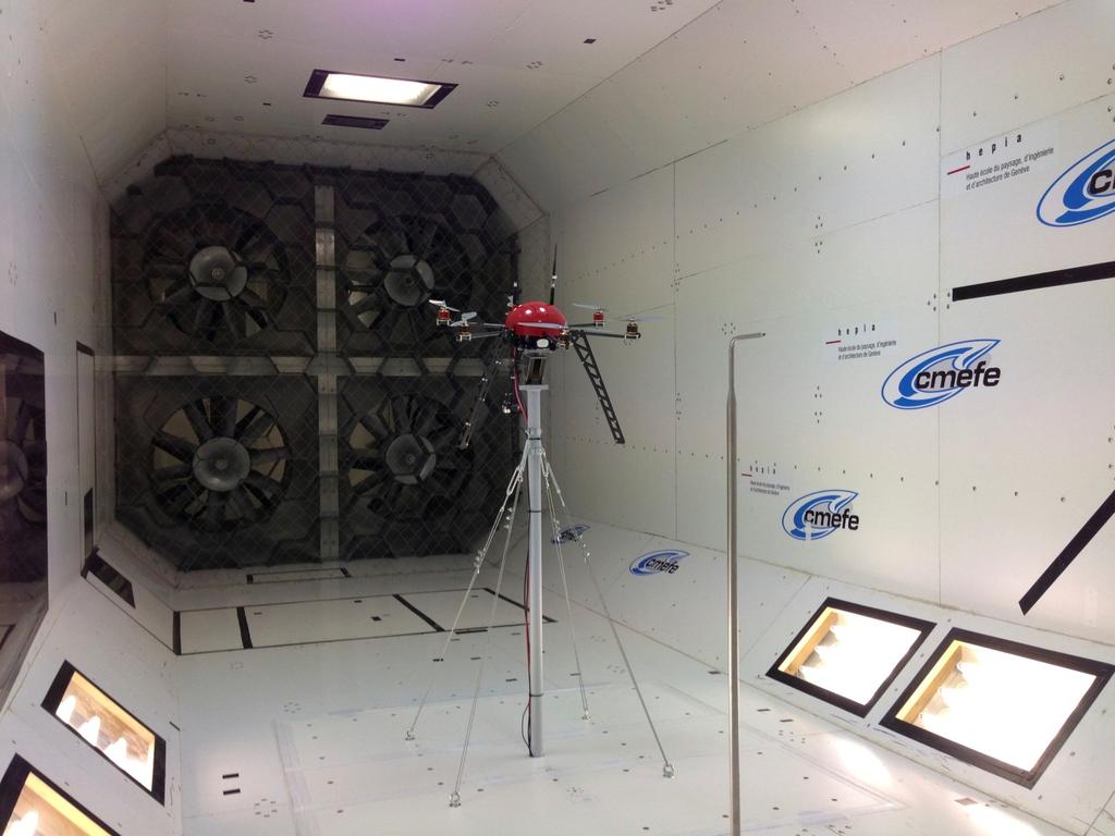 Fig. 3: Wind tunnel test set- up Fig.