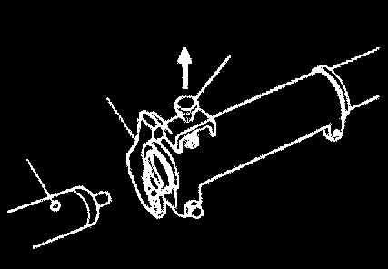 When it is hard to insert drive shaft up to the marked position on the drive shaft tube, turn drive shaft by the cutter mounting end clockwise or counter-clockwise.