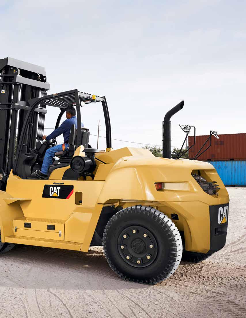 5 LONG-TERM POWER QUALITY NEVER QUITS With top engine performance, this lift truck series