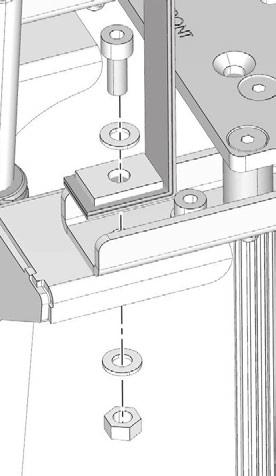 Seat tilt 20 4. Install the front seat bracket and actuator to the seat using the M8x25 bolts supplied; see figure. 5.
