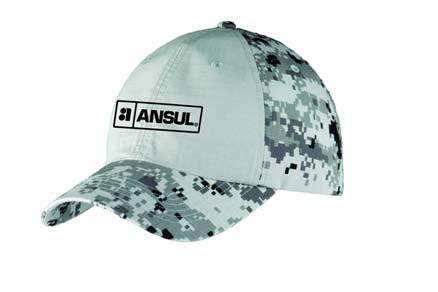 ANSUL DIGICAMO BLACK/GRAY CAP 100% Cotton Ripstop / Unstructured Low Profile / Hook And Loop Closure / Solid Dyed To Match Front Panel