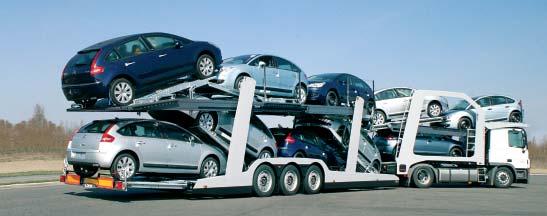 Car-carrier The design, implementation and commercialisation of equipments designed for carrying vehicles have been for 40 years the source of LOHR s special know-how and have raised the company to