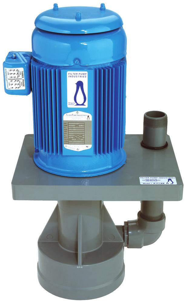 Features: Choice of CPVC, PVDF, or Polypropylene Sealless Runs Dry Without Damage Self-Priming When Immersed No Metal Contact Chemical Resistant Extended Pump Lengths Available (See Bulletin 1)