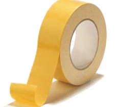it is suitable for high speed splicing Double Side Adhesive Tissue Tape These tapes are made out of non woven tissue paper, coated on both side with different (Acrylic /Hot melt rubber/solvent