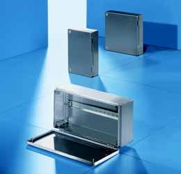 Stainless steel us enclosures G 00 35 35.6 Stainless steel Enclosure:.5 Cover:.5 inges: Die-cast zinc G 558.XX0, G 559.XX0 0/600.5 i.l. 8 G 583.XX0, G 584.XX0, G 585.XX0 i.l. 77 Stainless steel Enclosure and cover: rushed, grain inges: plated M5 x 8 0 35 IP 66 to EN 60 59/09.