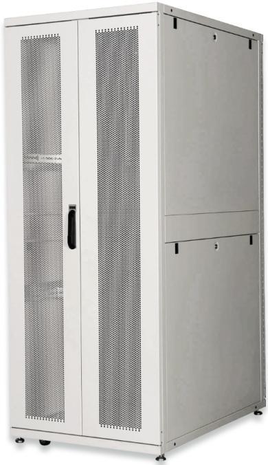 mm width - 1000, 1200 mm depth Features - Safety class IP20 - Front- and rear doors made out of 63% perforated steel - Lock system with pivot lever on front- and rear door (ready for profile half