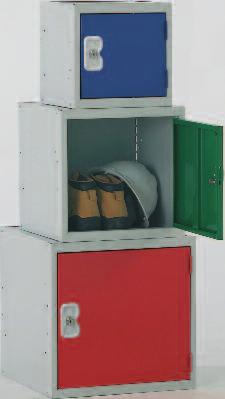lockers Cubes - as the name suggests - have an equal