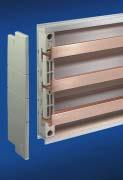 Rittal RiLine60 busbar systems 800/1600 A (60 ) PLS busbar supports (3-pole) 3 1 3 2 4 5 6 Polyamide (PA 6.6), 25 % fibreglass-reinforced. Continuous operating temperature max. 130 C.