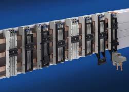 Rittal RiLine60 busbar systems 800/1600 A (60 ) OM adaptors 65 A with tension spring clamp (3-pole) 1 2 1 2 3 Polyamide (PA 6.6), 25 % fibreglass-reinforced. Continuous operating temperature max.