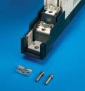 Rittal RiLine60 busbar systems 800/1600 A (60 ) Lug terminal connection parts for NH fused isolators size 00 For connecting laminated copper bars and round conductors 1.5 to 25 2.