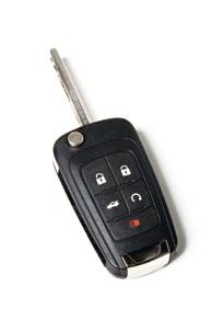 Remote Keyless Entry Transmitter (Key Fob) Unlock Press to unlock the driver s door. Press again to unlock all doors. Lock Press to lock all doors.