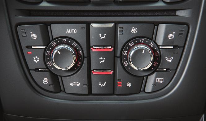 Automatic Climate Controls Driver s Heated Seat Button Driver s Temperature Control AUTO Automatic Operation Air Delivery Modes: Defog Vent Floor Fan Speed Control Passenger s Temperature Control