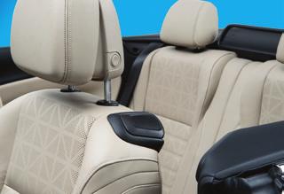 Rear Seats Rear Seat Easy Access To fold a front seatback for access to the rear seat, lift the seat release lever on top of the front seatback and fold the