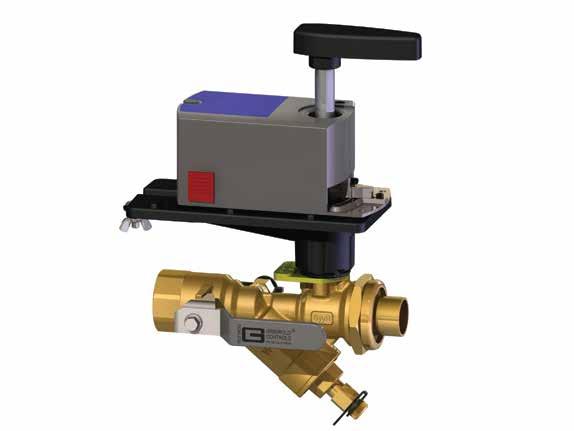 Combination Actuated Ball Valve and Flow Limiting Valve Sizes: 1/2 2 Automizer and Balance Zone Automatic Flow Limiting & Temperature Control Combination Actuated Ball Valve and Flow Limiting Valve