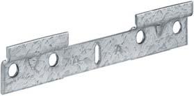 Wall rail for cabinet hanger Finish: Galvanized Installation: Screw fixing Material Steel