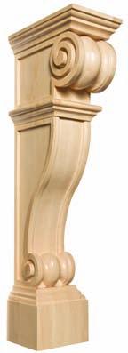 Classic Leg 7 w x 34 1/2 h x 12 d 30 Woodcarvings Pages 26-47 offer 385 Handcarved Maple