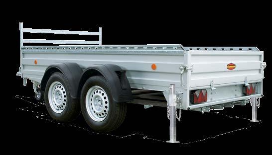 Ideal ramp angle due to low loading height Illustration: TL-AL 3015/27 AU The twin axle models from the TL-AU series are fitted with insertable steel