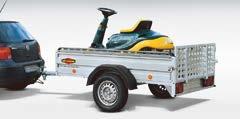 [9] Illustration: TL-ALK 2513/135 Tilting aluminium box trailer, single axle model, braked, with ladder rack and sidewall gallery (accessory) [10] [7] [10] Basic equipment for tilting aluminium box
