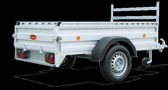 6 Single axle models, box trailers (TL series) One axle, multiple benefits.