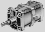1 and UNI 10290) DIN DNG DNGZS with central trunnion mounting (fixed) Mounting options Installation of basic version Mounting at front Mounting at rear Installation options