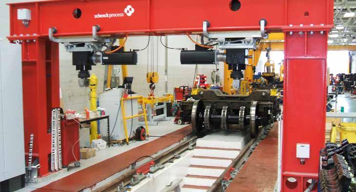 MULTIRAIL BogieLoad plus Day in, day out: the perfect solution for ongoing maintenance work Alstom Transport, Manchester Regular maintenance and repairs are indispensable for smooth operations.