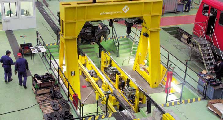 MULTIRAIL BogieLoad Installation versions DB vehicle maintenance, Dessau plant An important criterion for test rig installation is a variable concept that can be ideally adapted to the workshop