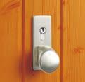 Optional lever/knob handle set available.