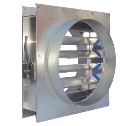 FLANGED TYPE C Drive Operation Options Features: Model: Type C - Multi-Leaf Volume Control Damper. Duct Suitability: Spiral / Circular Duct.