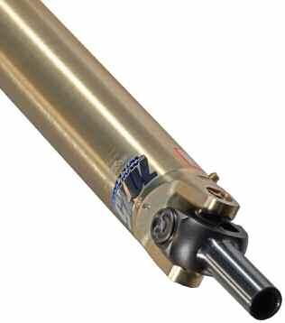 ALUMINUM ACCU-BOND DRIVESHAFTS 399550 7075 Aluminum Driveshaft Mark Williams Accu-Bond aluminum driveshafts are custom built with the super tough 7075 or 6061 aluminum tubing and fitted with special