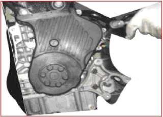 Fig. 31 Fig. 32 1.3 Inspection Observe the timing cover and the timing belt. Replace the timing belt cover or adjust the position of timing belt if any trail from crack or friction is found. 1.4 Installation The installing steps are reverse to those for removal.