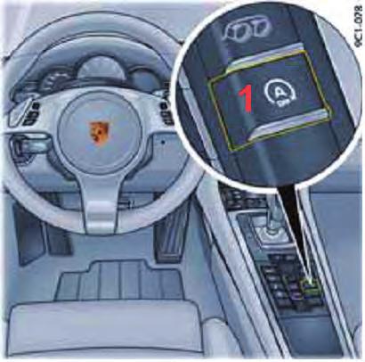 Additional DME Functions & Special Control Systems Coasting Function Activating: Press button (1) The indicator light in the button goes off Coasting mode is activated and the engine is automatically