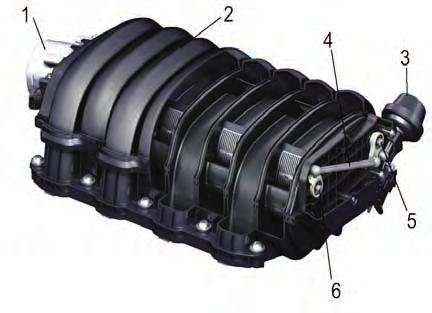 A high torque curve is achieved, depending on the position of the intake manifold switching flap in conjunction with the optimized intake duct geometry.