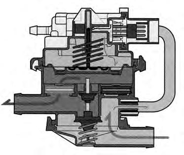 the diaphragm pump 5 - Connecting pipe to the carbon canister (pressure side) 6 - Connecting pipe to the water separator/filter element 7 - Electrical Reed Switch 8 - Mechanical EVAP shut-off valve