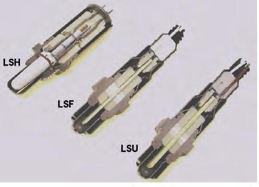 Exhaust Systems The continuous development process in the area of sensors is reflected in the different sensor designs: LSH heated oxygen sensor The LSH oxygen sensors are installed upstream and