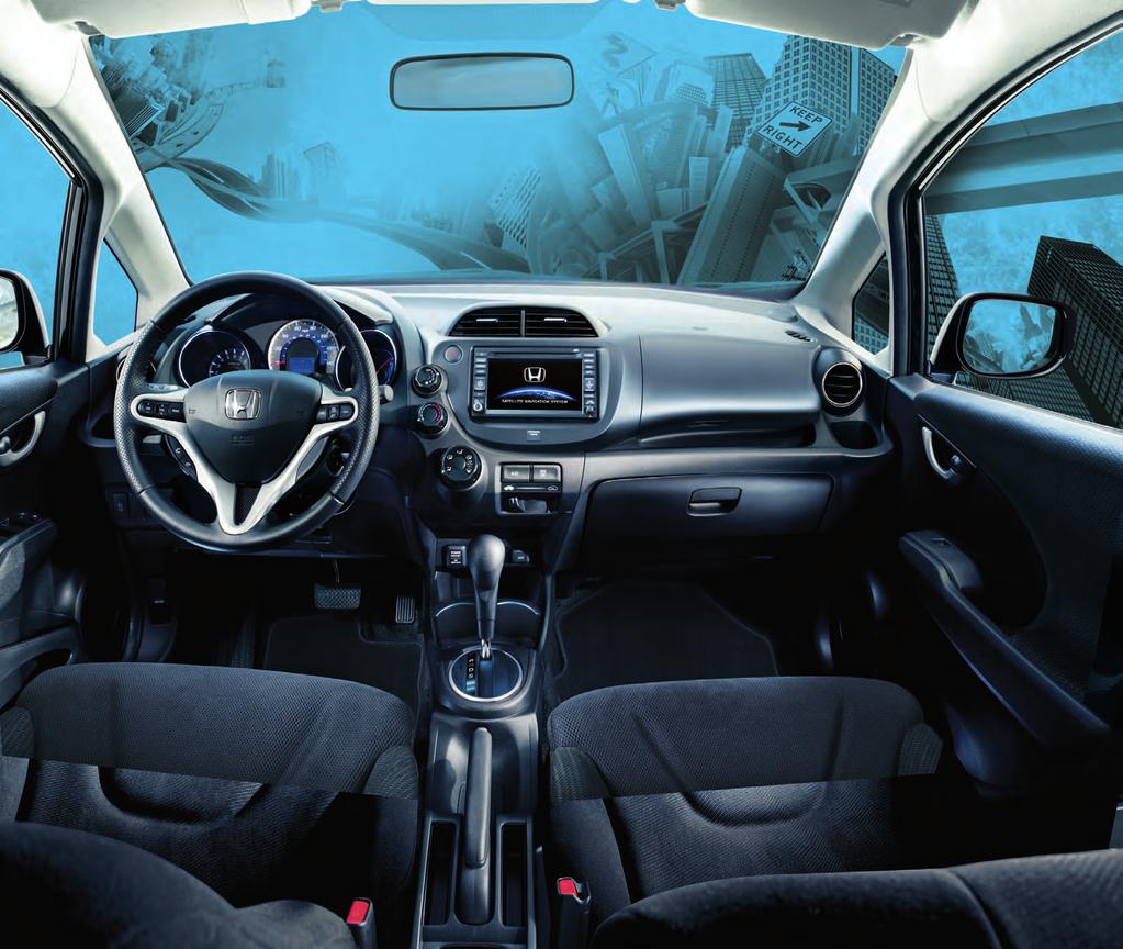 COMFORT IS PERSONAL Power windows, mirrors and door locks are standard. Supportive seats are a given.