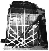 3-11. Preparing and Stowing Cargo Parachutes and Installing Extraction System Prepare, stow and restrain three G-11 cargo parachutes on top of the honeycomb according to FM 10-500-2/TO 13C7-1-5.