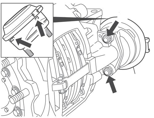 BRAKE ACTUATOR AND SPRING BRAKE REPLACEMENT CAUTION: Replace actuator and spring brakes only with the same as originally installed on the vehicle.