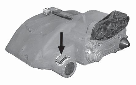 AIR DISC BRAKE IDENTIFICATION To determine which version of the Bendix air disc brake is installed, locate the identifi cation label near the guide pin housing.