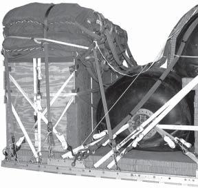 PREPARING AND STOWING CARGO PARACHUTES 4-49. Prepare and stow six G- cargo parachute as shown in Figure 4-74.